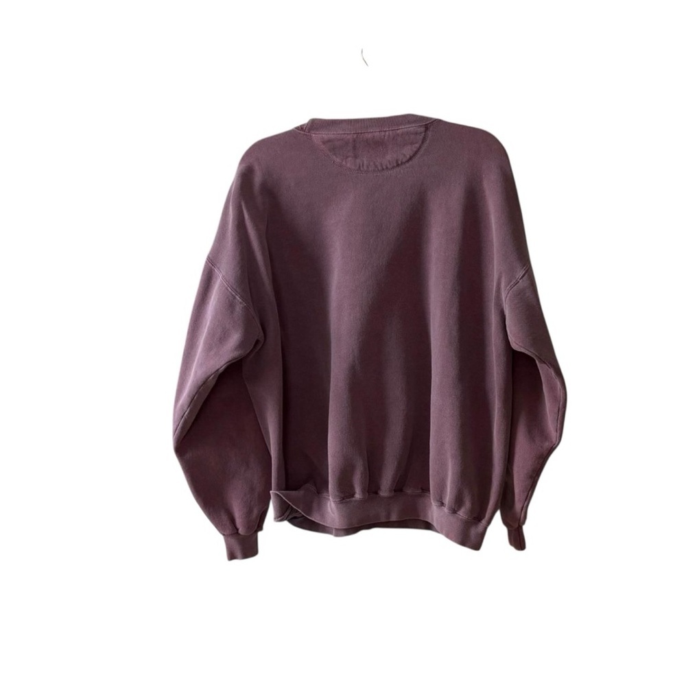 Santee Co. Mauve Leaf Graphic Crewneck Sweatshirt - Picture 2 of 3